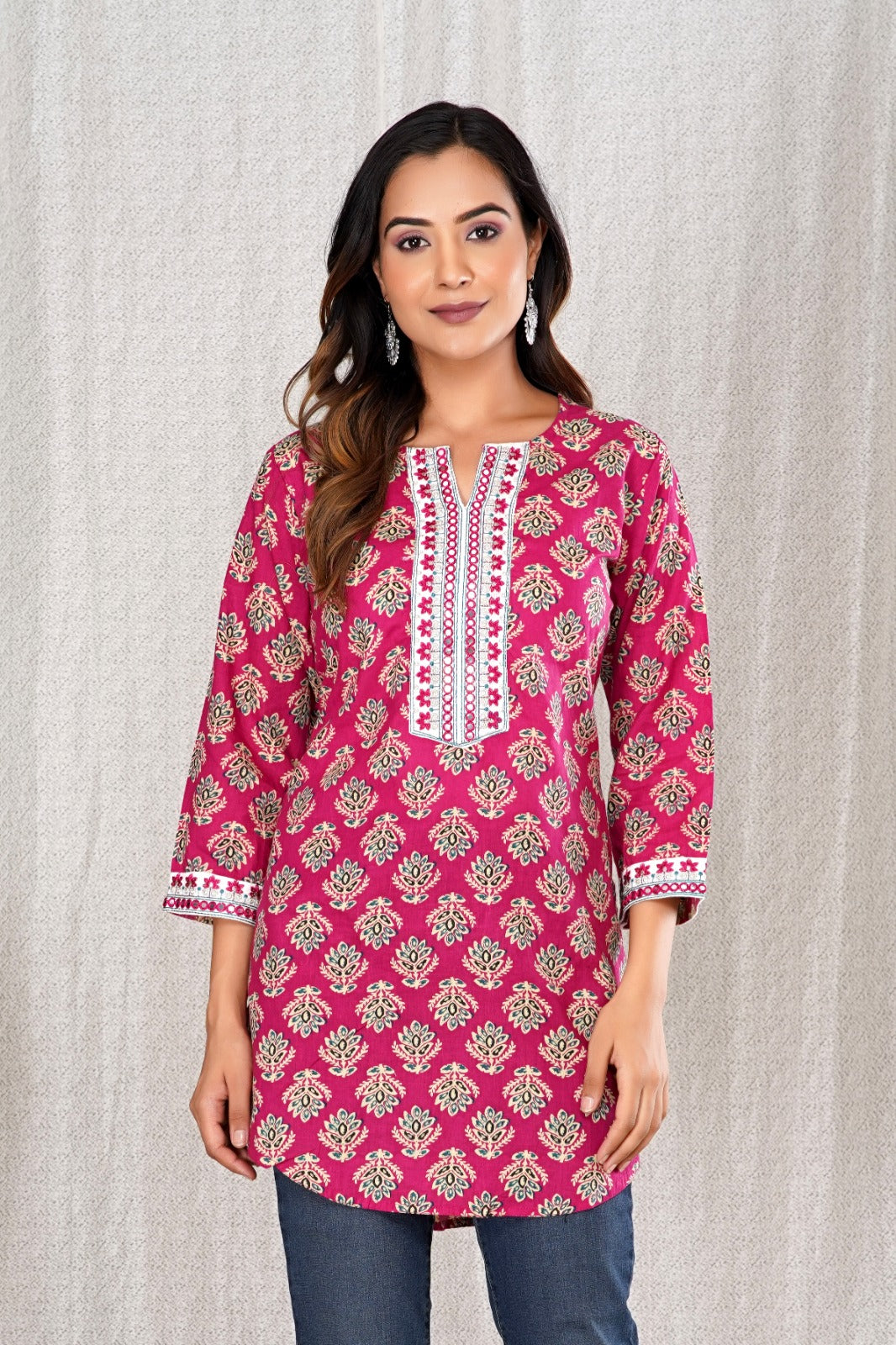 Fine quality Cotton Kurti-(VJ-021)