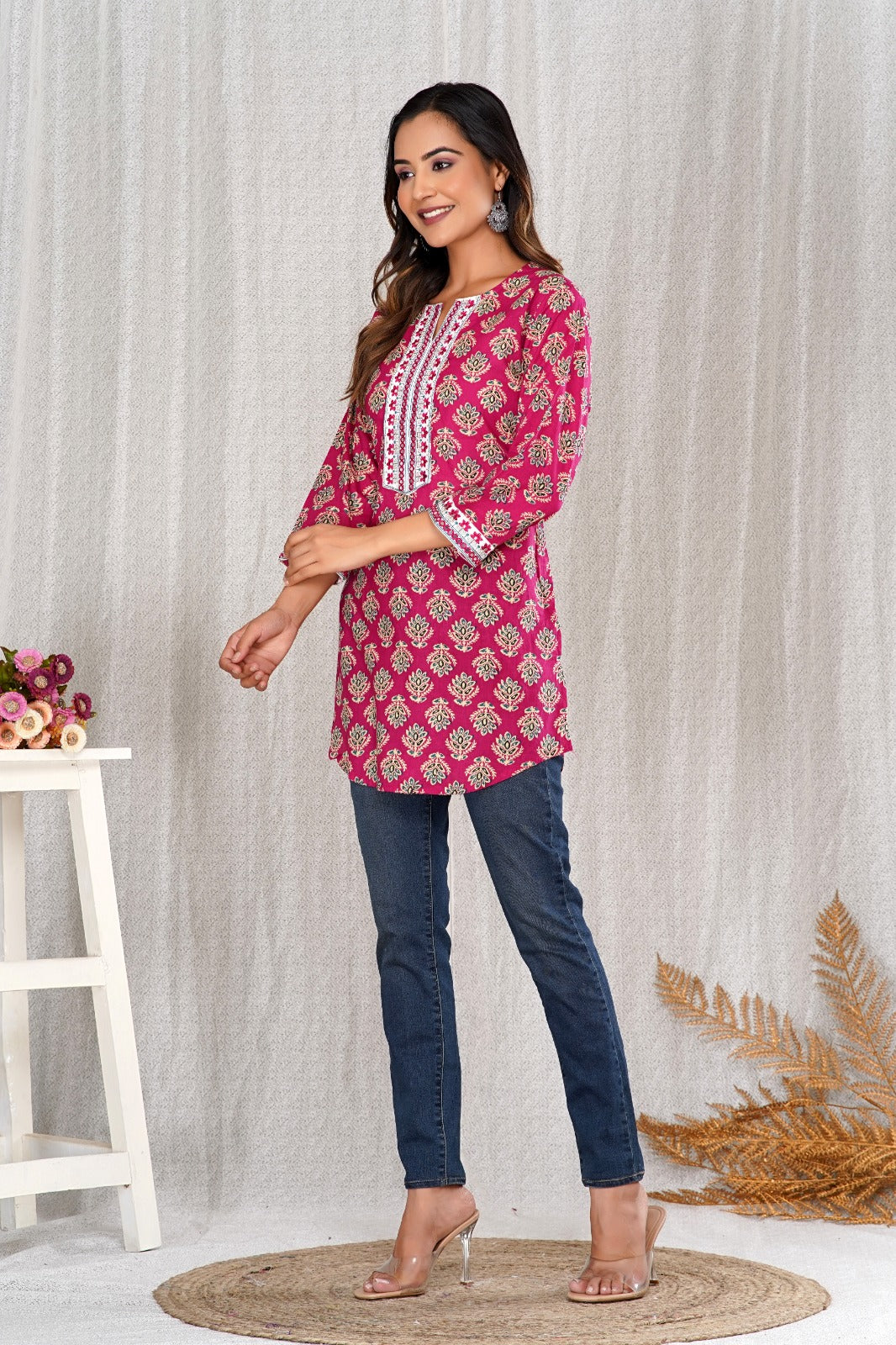 Fine quality Cotton Kurti-(VJ-021)