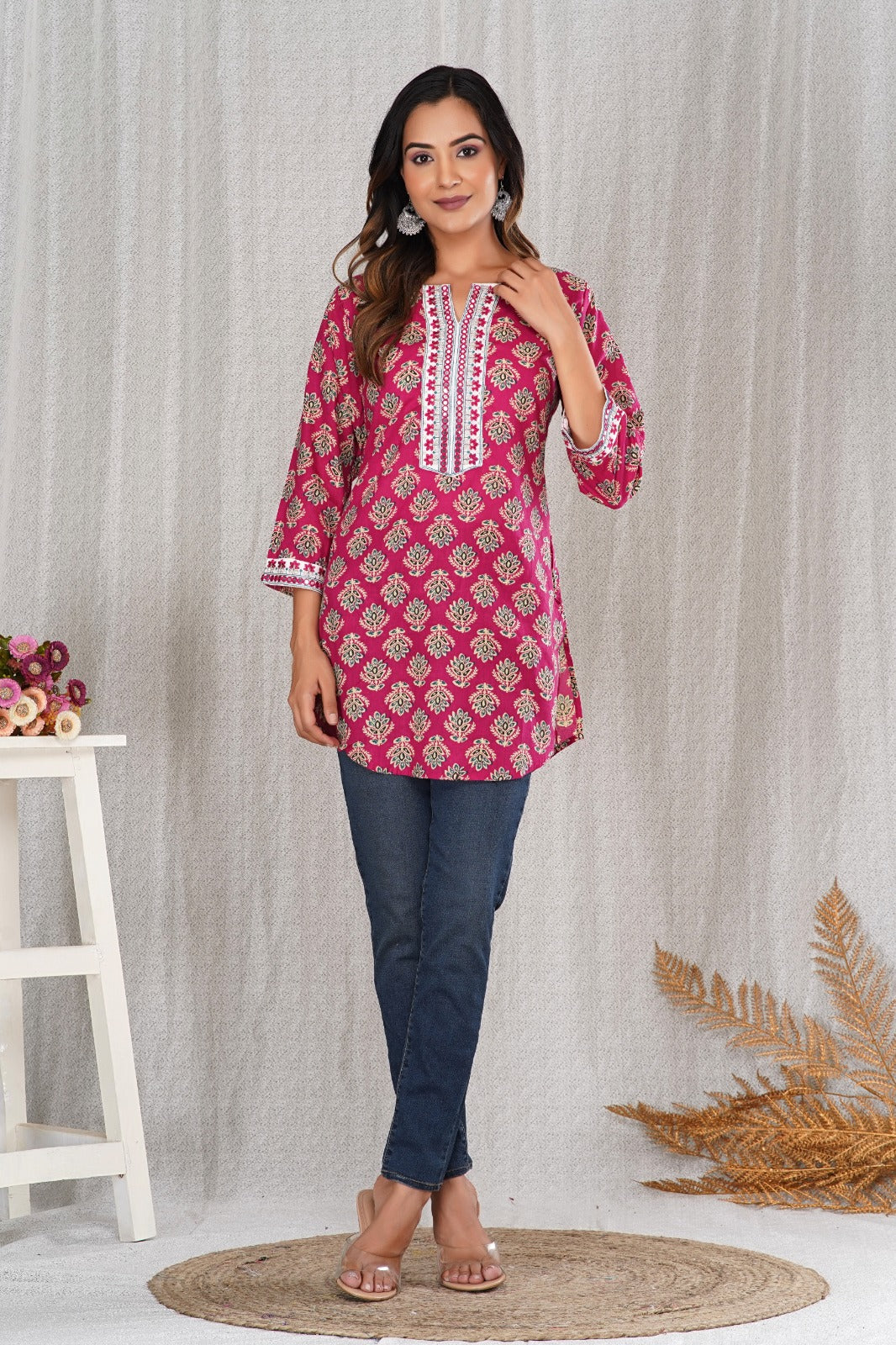 Fine quality Cotton Kurti-(VJ-021)